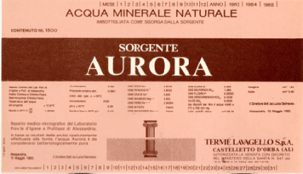 Acqua Minerale Aurora