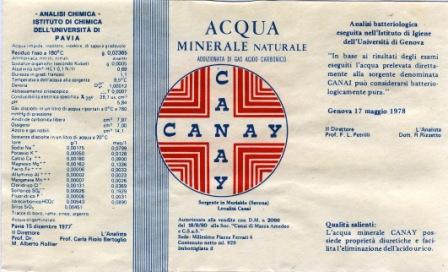 Acqua Minerale Canay