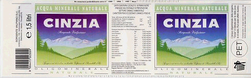 Acqua Minerale Cinzia