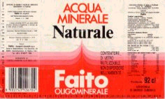 Acqua Minerale Faito