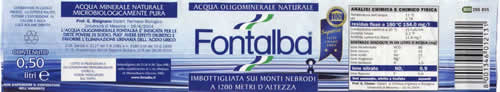 Acqua Minerale Fontalba