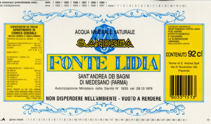 Acqua Minerale Fonte Lidia