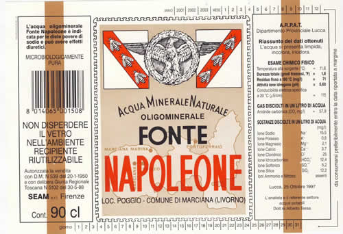 Acqua Minerale Fonte Napoleone