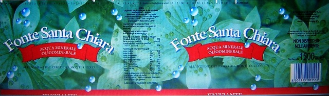 Acqua Minerale Fonte Santa Chiara