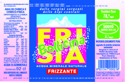 Acqua Minerale Frisia