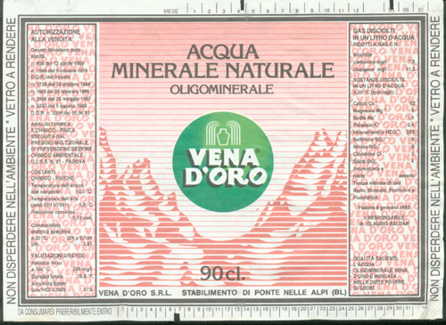 Acqua Minerale La Vena D'Oro