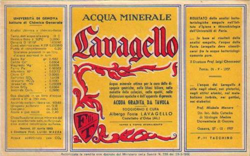 Acqua Minerale Lavagello