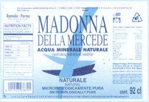 Acqua Minerale Madonna Della Mercede