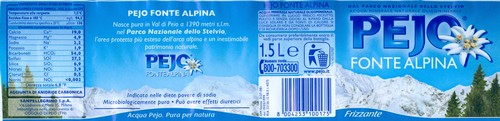 Acqua Minerale Pejo Fonte Alpina