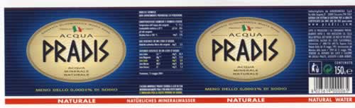 Acqua Minerale Pradis