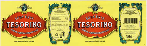 Acqua Minerale Sorgente Tesorino