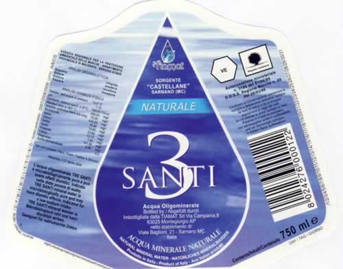 Acqua Minerale Tre Santi