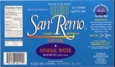 Acqua Minerale SAN REMO