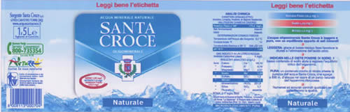 Acqua Minerale Santa Croce Sponga